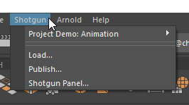 Basic Shotgun configuration in Maya