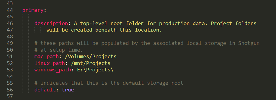 Adjusted entries in roots.yml file.